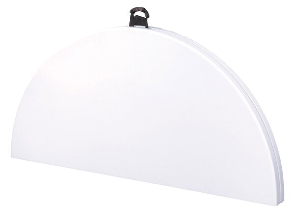 Tavolo Tondo Pieghevole da Catering Ø150 cm in Polietilene Vorghini Bianco