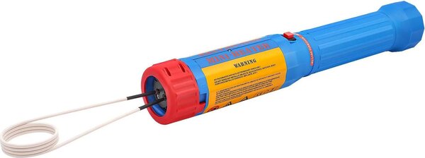 Kit di riscaldamento a induzione - Dispositivo portatile per la lavorazione dei metalli - 1100 W, 220 V - 8 bobine di riscaldamento - Estrattore di viti senza fiamma - Colore blu