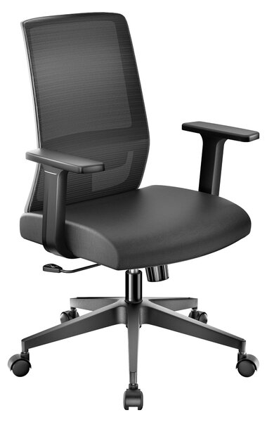 Sedia da ufficio ergonomica con supporto lombare, regolabile in altezza, portata massima 120 kg