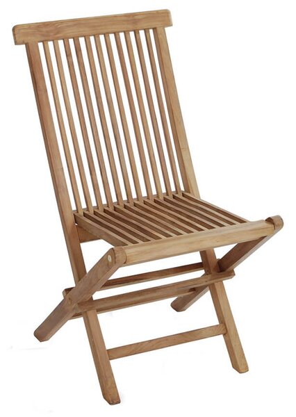 Sedia da Giardino Pieghevole in Legno Teak Vorghini Salina