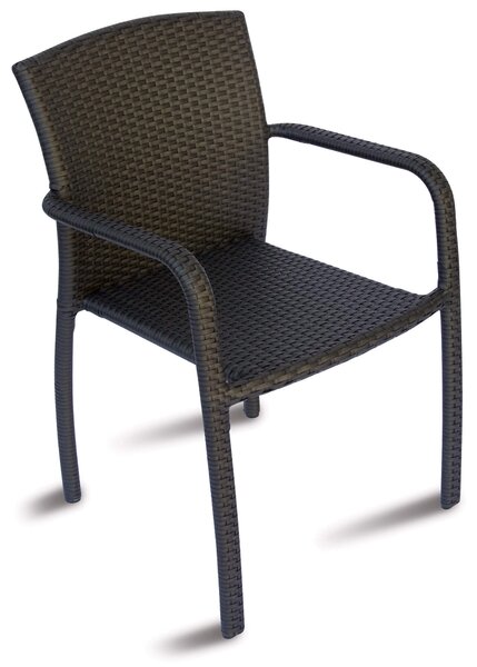 Sedia da Giardino in Wicker Vorghini Reims Wengè
