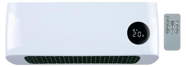 Ventilatore riscaldante a asta, potenza 1000–2000 W, con timer e telecomando