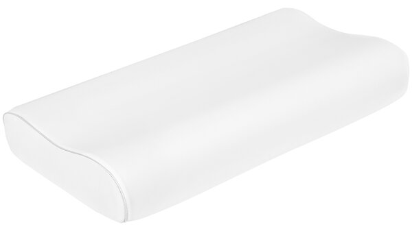 HOMCOM Cuscino cervicale e per il collo in schiuma viscoelastica con design ergonomico a doppia altezza per dormire di lato e sulla schiena | Aosom Italy