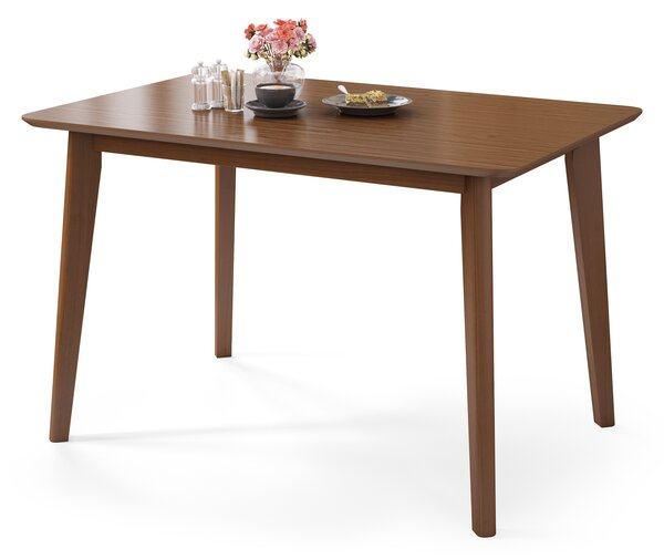 ROXY Noce Naturale - TAVOLO RETTANGOLARE 120x80 cm IN LEGNO PER CUCINA / SALA DA PRANZO RETRÒ