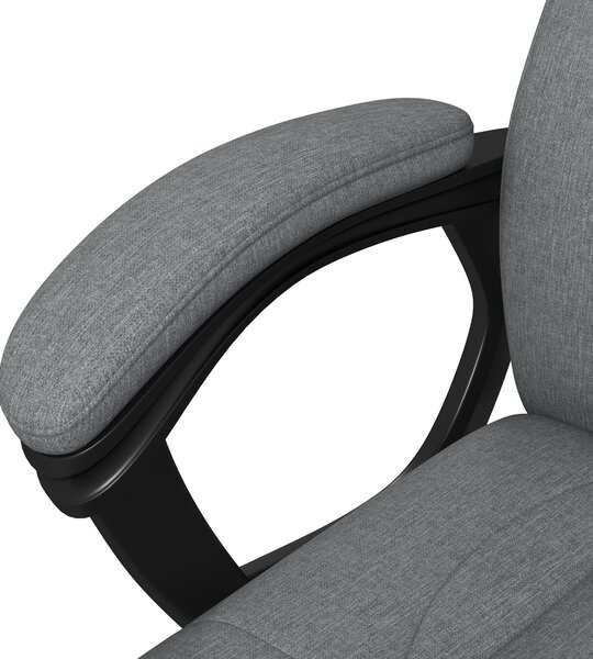 Vinsetto Sedia da ufficio Sedia da scrivania Poltrona direzionale, regolabile in altezza, funzione oscillante, 6 cm x 75 cm x 120 cm, Grigio | Aosom Italy