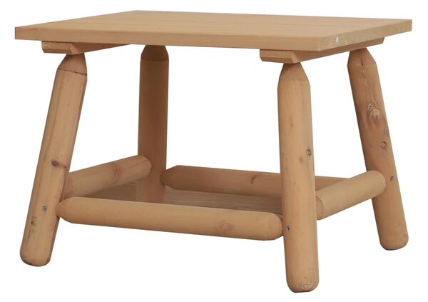 Tavolino da Giardino Rettangolare in Legno 60x50x45 cm