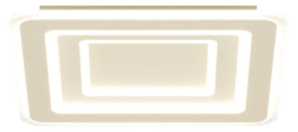 Plafoniera moderna top light zoom 1220 50 led cct switch metallo - Top Light