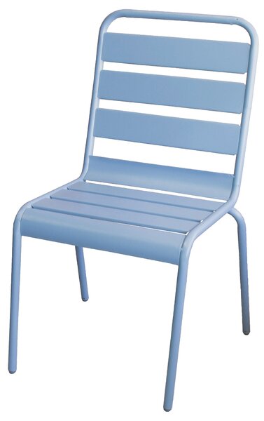 Sedia da Giardino in Acciaio Bauer Luna Azzurra