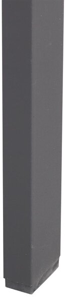 Set 4 Sedie da Giardino in Alluminio e Textilene Nero 55.5x60x86 cm