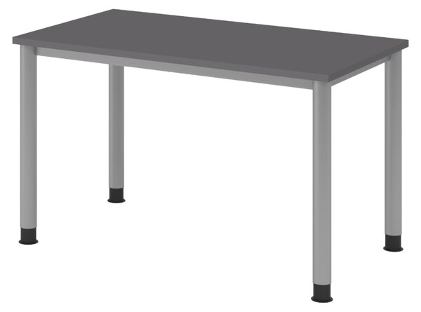 Bümö Scrivania Serie-H (Mini) - Struttura: argento, dimensioni: 120 x 67,2 cm, decorazione: grafite