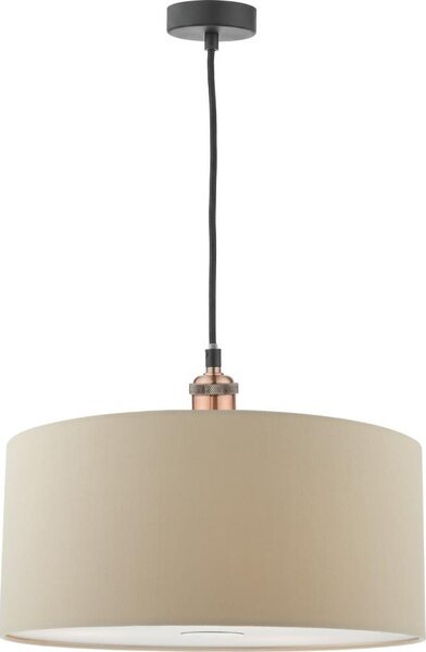 Där Lighting RON6529 - Lampadario sospeso a cavo RONDA 1xE27/60W/230V beige
