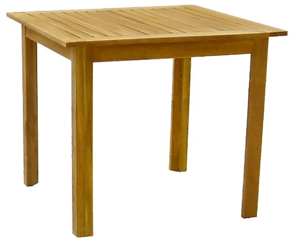Tavolo Quadrato da Giardino 80x80 cm in Legno Bertozzi