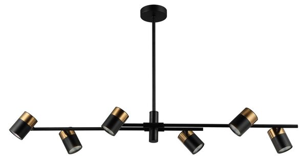 ELICE lampada da soffitto a faretto PND-58892-6-BK-BRO Italux
