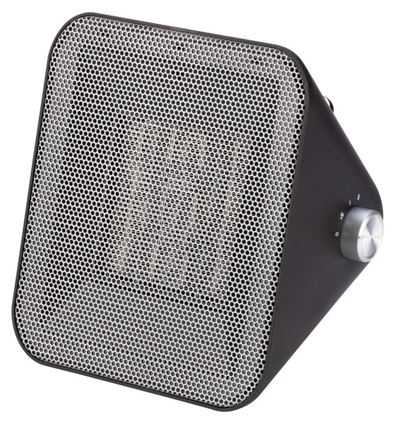 Stufa ventilata in Vetroceramica, 1500 W, design vintage, con protezione anticaduta