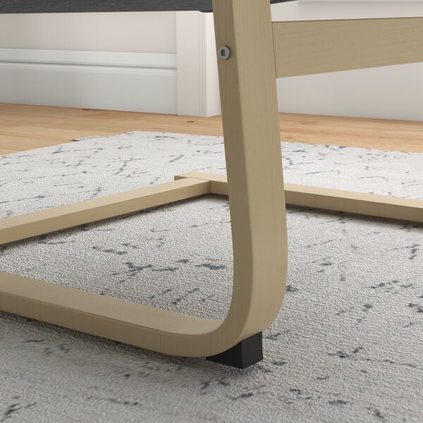 HOMCOM Poltrona con poggiatesta e braccioli, rivestimento effetto lino, struttura in legno, Grigio + Naturale | Aosom Italy