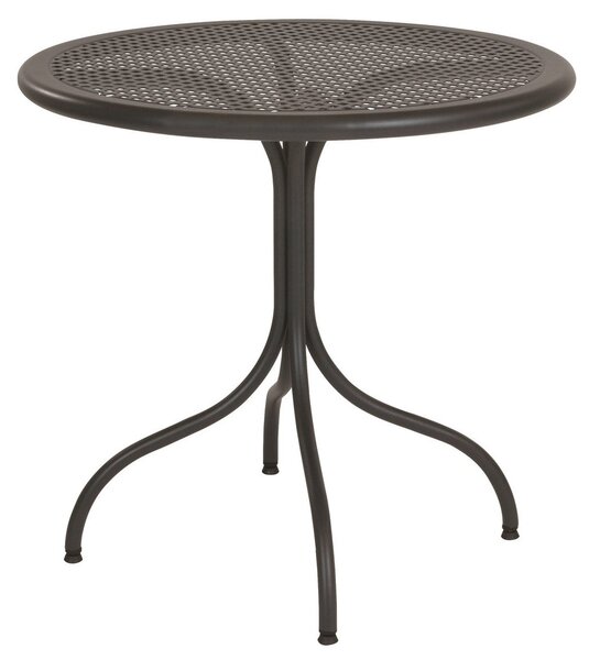Tavolo da Giardino Ø80x75 cm in Acciaio RD Italia Bistro D80 Rete Antracite