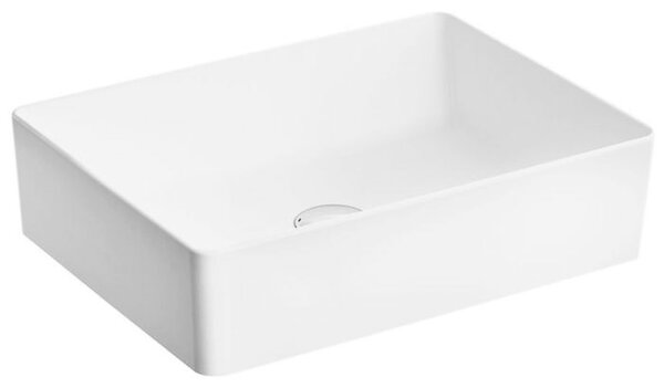 Vasca da appoggio VitrA Options, modello Nuo, dimensioni 50 x 38 cm, senza foro di troppo pieno