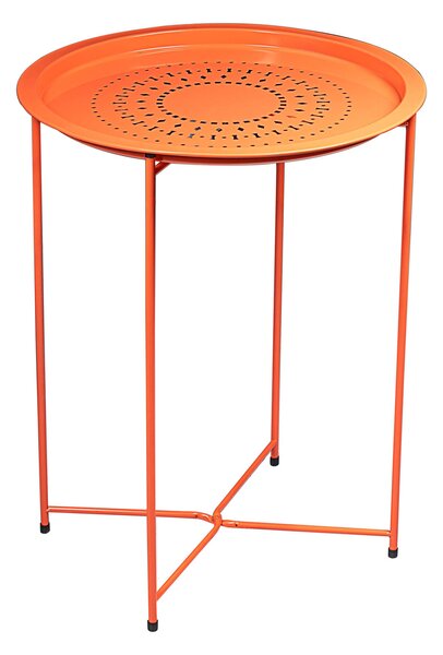 Tavolino da Giardino Ø46x60 cm Motti Florie Rosso Corallo