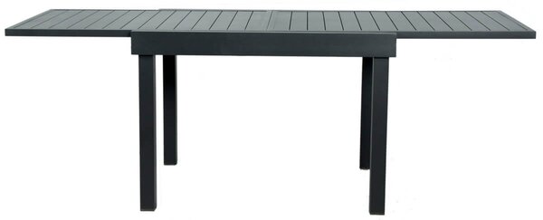 Tavolo da Giardino Allungabile 106/212x75x75 cm in Alluminio Vorghini Capannori Antracite