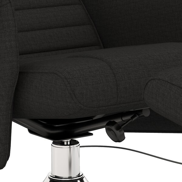 HOMCOM Poltrona massaggiante con poggiapiedi, schienale reclinabile, 78 x 95 x 88 cm, Nero | Aosom Italy