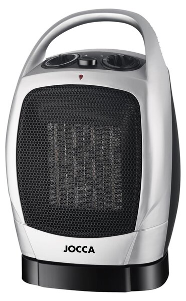 Stufa ventilata in Vetroceramica, 1500 W, grigia, 29 cm