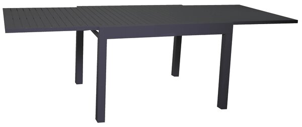 Tavolo da Giardino Allungabile 90/180x90x73 cm in Alluminio Sullivan Antracite