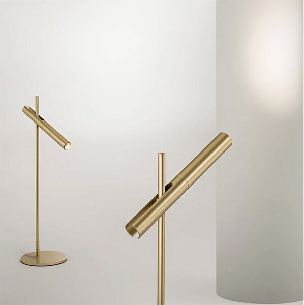 Abat-jour classica perenz sniper 8470 or lc led 480lm dimmerabile oro spazzolato - Perenz