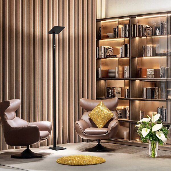 Piantana moderna led perenz quadra 8224 n ct led cct 3060lm dimmerabile orientabile - Perenz