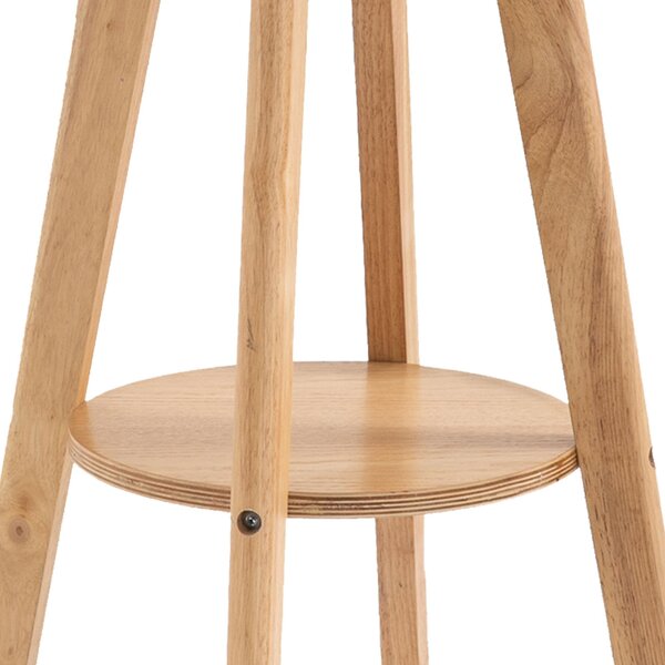 Tavolino Alto da Giardino Ø60x100 cm in Legno