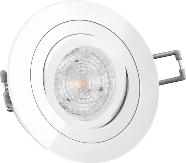 RF-2 LED Faretto da incasso Faretto da incasso orientabile bianco rotondo, 4,9W bianco neutro DIMMABILE, GU10 230V PHILIPS MASTER LEDspot MV