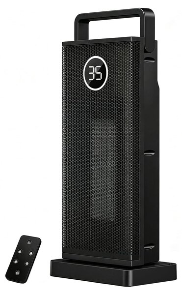 Stufa a torre elettrica da 2000 W, con timer, telecomando e funzione oscillante
