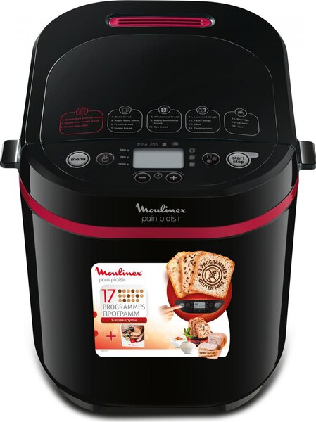Moulinex Macchina Pane Potenza 650 Watt Capacit 1000 gr 17 Programmi - Pain Plaisir - OW2208