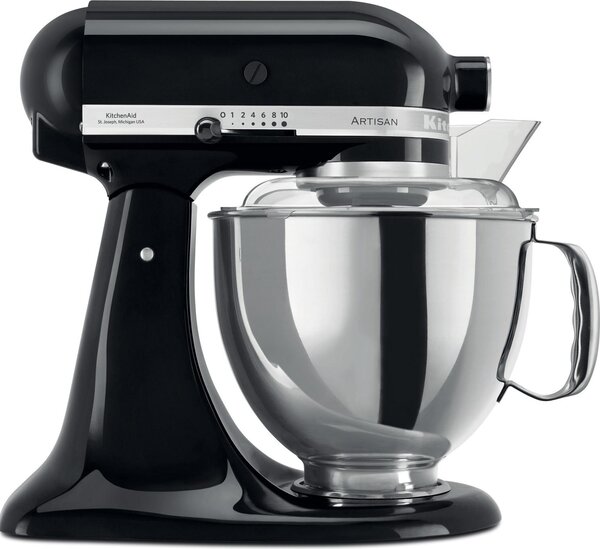 KITCHENAID Impastatrice Planetaria Capacit Ciotola 4.8 Litri Potenza 300 Watt 10 Velocit colore Nero - 5KSM175PSEOB Artisan