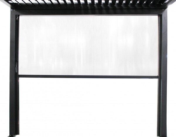 VivaGarden Telo per Pergola 270 x 238 cm Telo Laterale per Lato in PVC colore Antracite - GA802123-DGRE