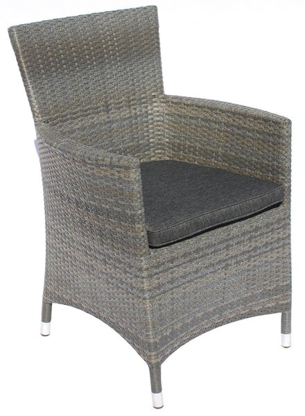 Poltrona da Giardino in Wicker con Cuscino Vorghini Ravenna