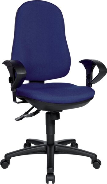 Topstar® 8550G26 Support® SY sedia girevole da ufficio senza braccioli blu royal