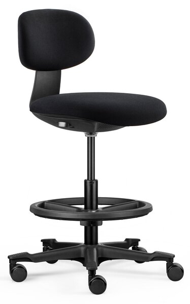 Hjh OFFICE WORK MF2 sedia girevole senza braccioli in tessuto
