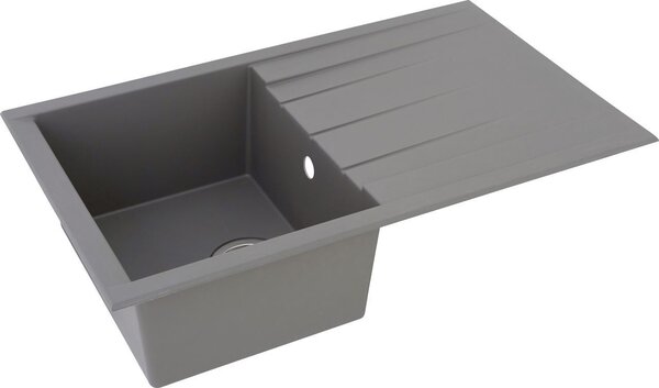 Lavello RESPEKTA Houston, 80 x 50 cm, grigio cemento