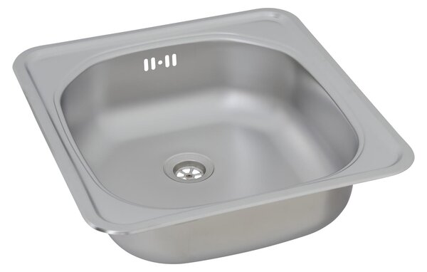 Lavello da incasso in acciaio inox Lavello da cucina 465 x 435 mm Respekta Dallas