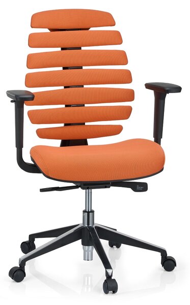Sedia da ufficio, girevole, ERGO LINE II Arancione