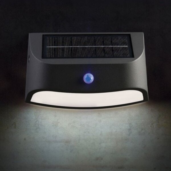 Applique solare sovil sunny 99128 16 led ip44 alluminio - Sovil Illuminazione