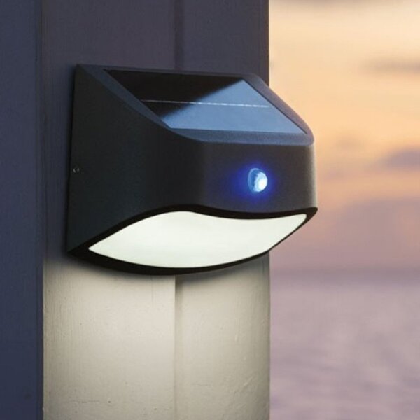 Applique solare sovil sunny 99128 16 led ip44 alluminio - Sovil Illuminazione