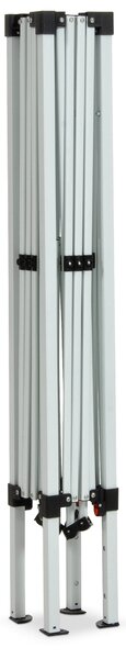 Gazebo da Giardino Pieghevole 3x3m Telo in Poliestere e PVC con Ventilazione Taddei Automatico Bianco