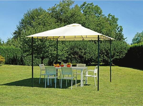 Gazebo da Giardino in Ferro 3X3m Vorghini Chains Sabbia