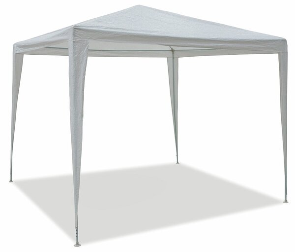 Gazebo da Giardino in Metallo 3x3m Soriani Bianco