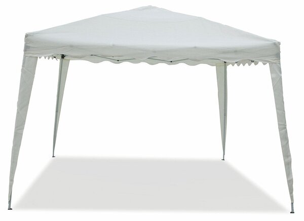 Gazebo da Giardino in Alluminio Richiudibile 3x3m Soriani Tenerè Bianco