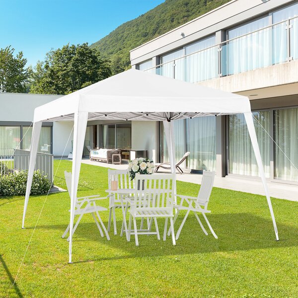 Gazebo Pop-up Impermeabile Bianco 3x3m