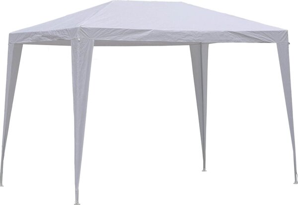 Gazebo da Giardino in Acciaio 2x3m Bauer Bianco