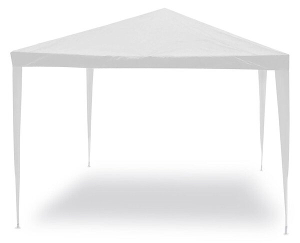 Gazebo Struttura in Acciaio Tessuto Bianco 3x2 metri