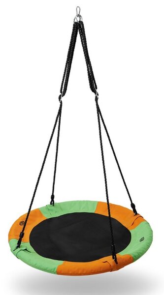 Altalena per bambini circolare da 90 cm bicolor